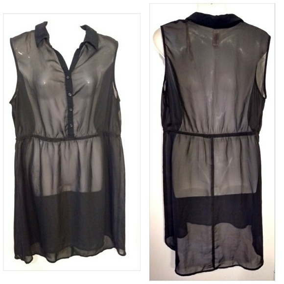 💵SOLD! No Boundaries P.S. sheer cover-up 💵 - Picture 2 of 4